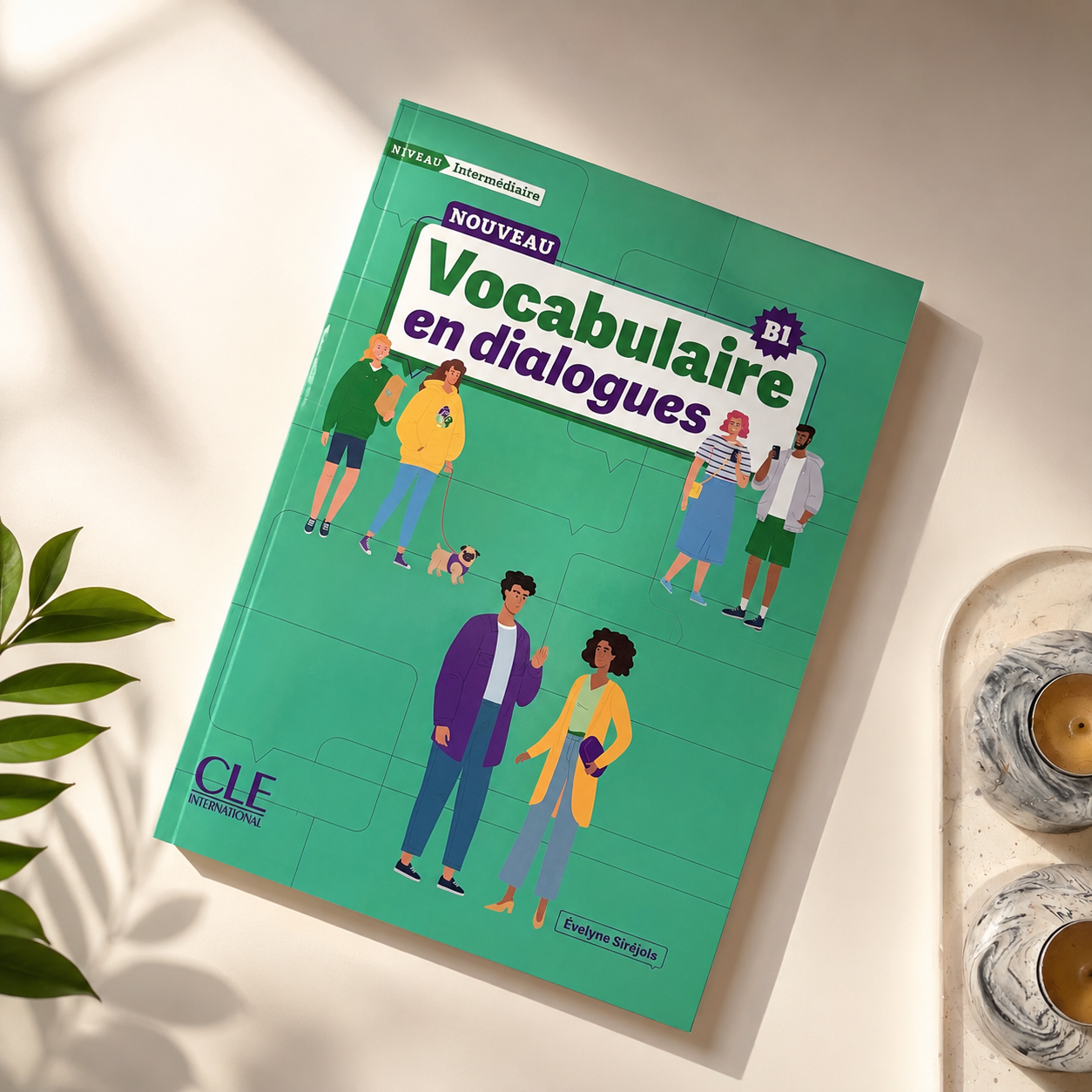 کتاب لغت فرانسه ویرایش جدید Vocabulaire en dialogues B1