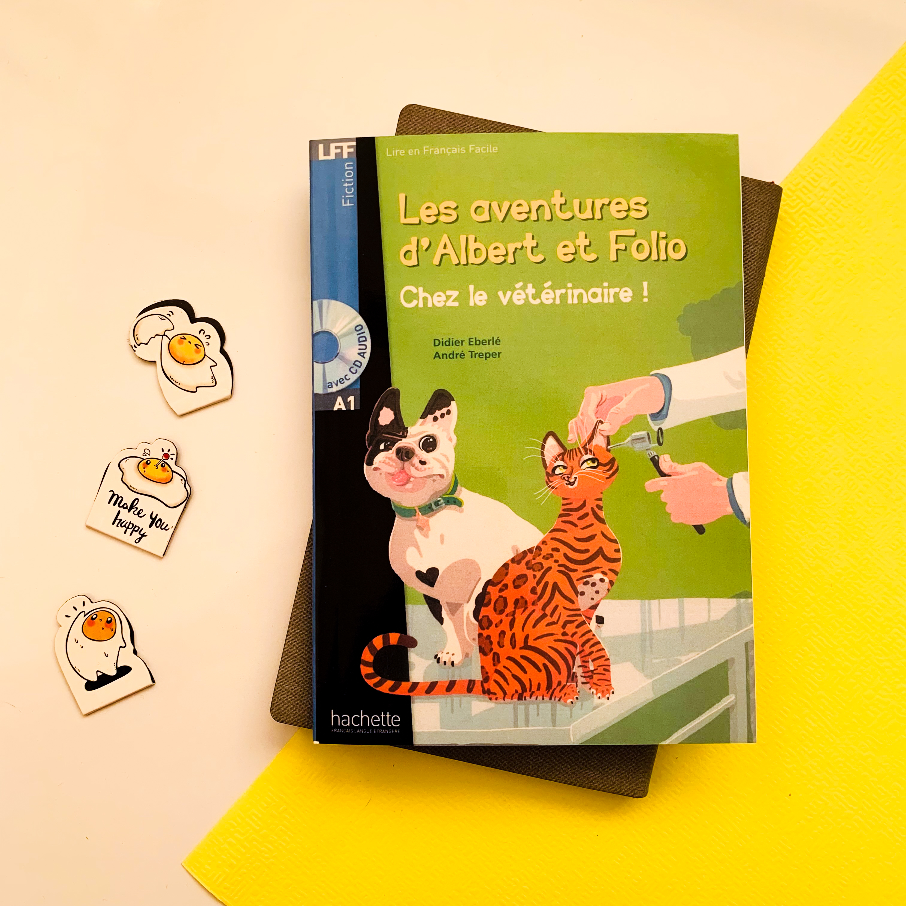 کتاب داستان ساده فرانسوی Les Aventures D'Albert Et Folio (A1)