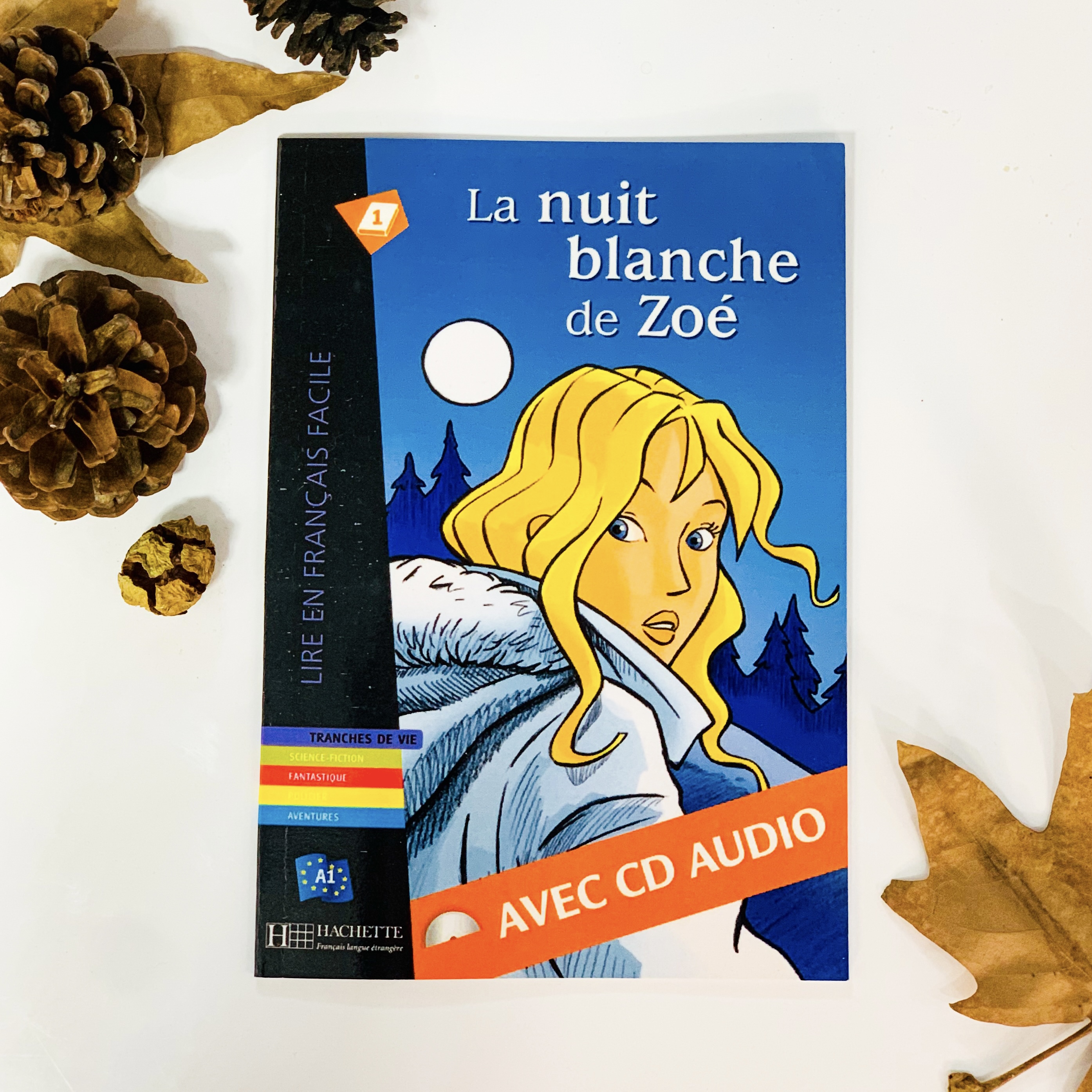 کتاب داستان ساده فرانسوی همراه با دیکشنری کامل (La Nuit Blanche De Zoé (A1