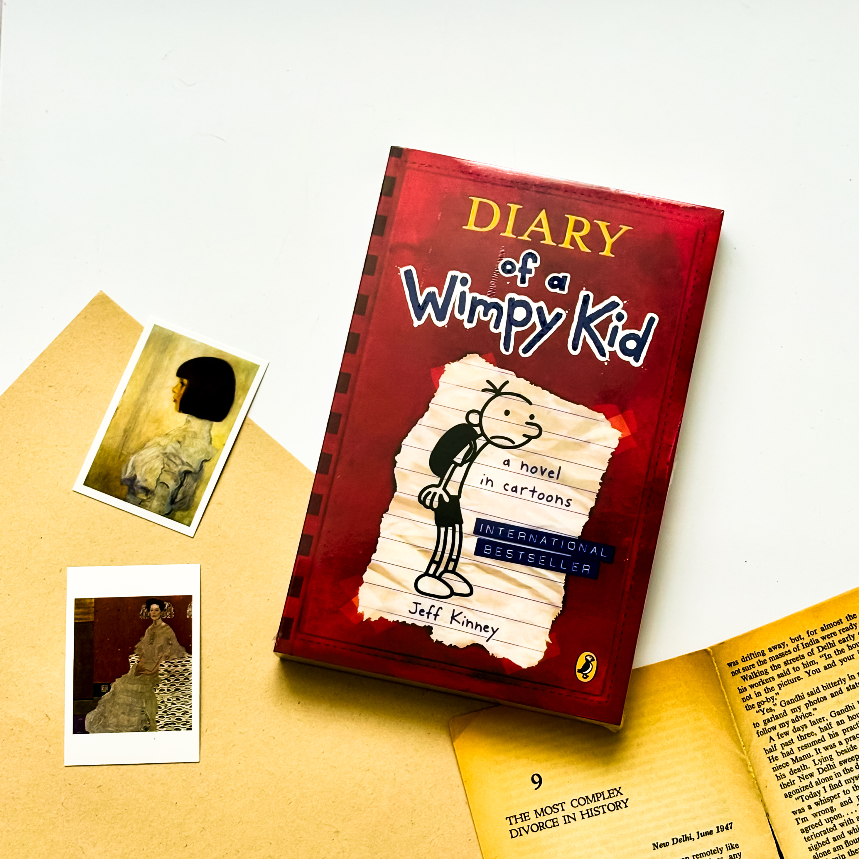 رمان انگلیسی «Diary of a wimpy kid» اثر جف کینی