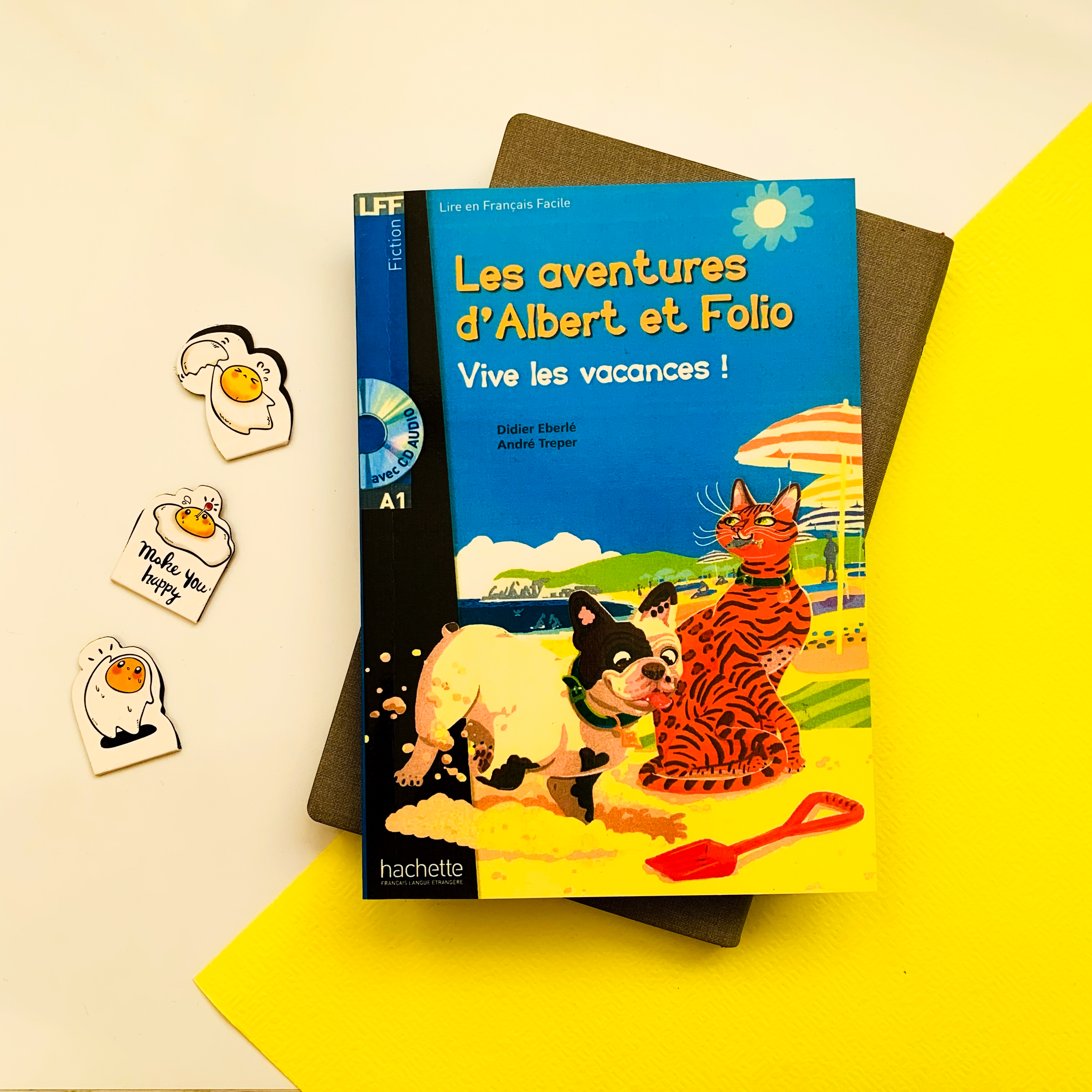 کتاب داستان ساده فرانسوی Les Aventures D'Albert Et Folio (A1)