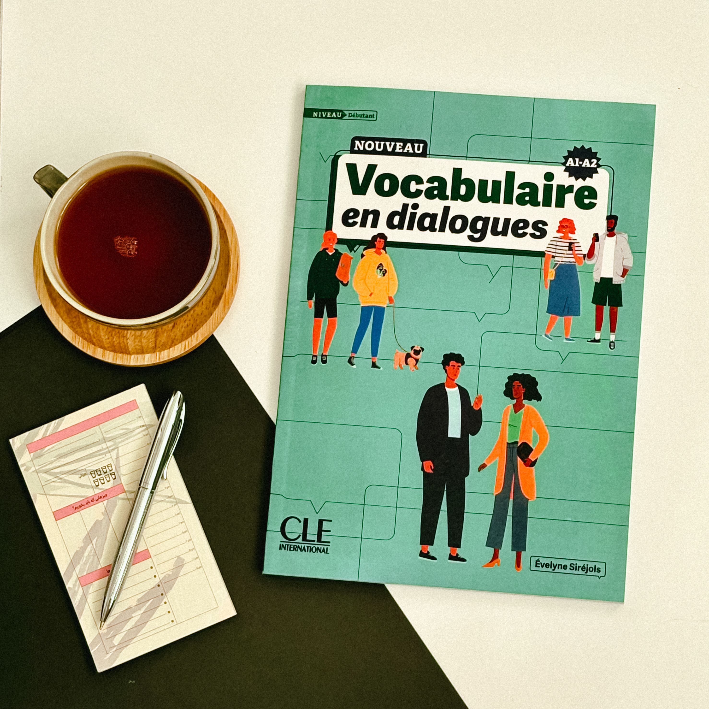 کتاب لغت فرانسه Vocabulaire en dialogues A1-A2